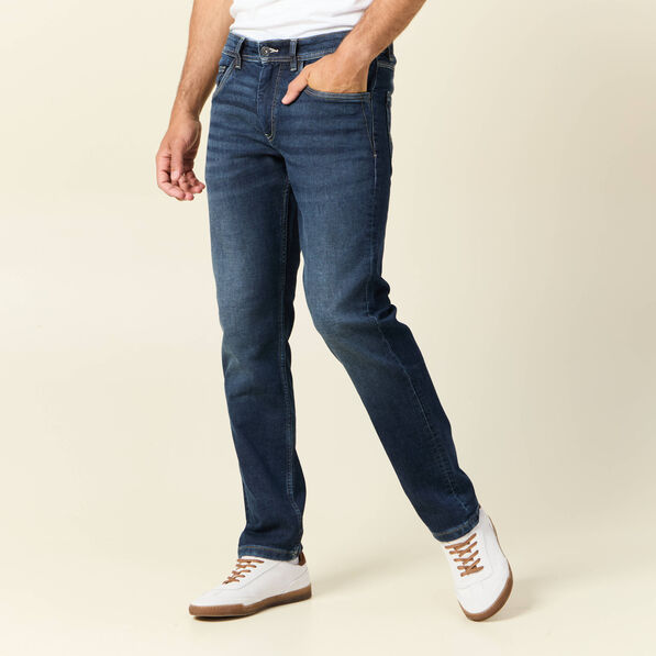 Jeans straight ultra stretch denim brut homme