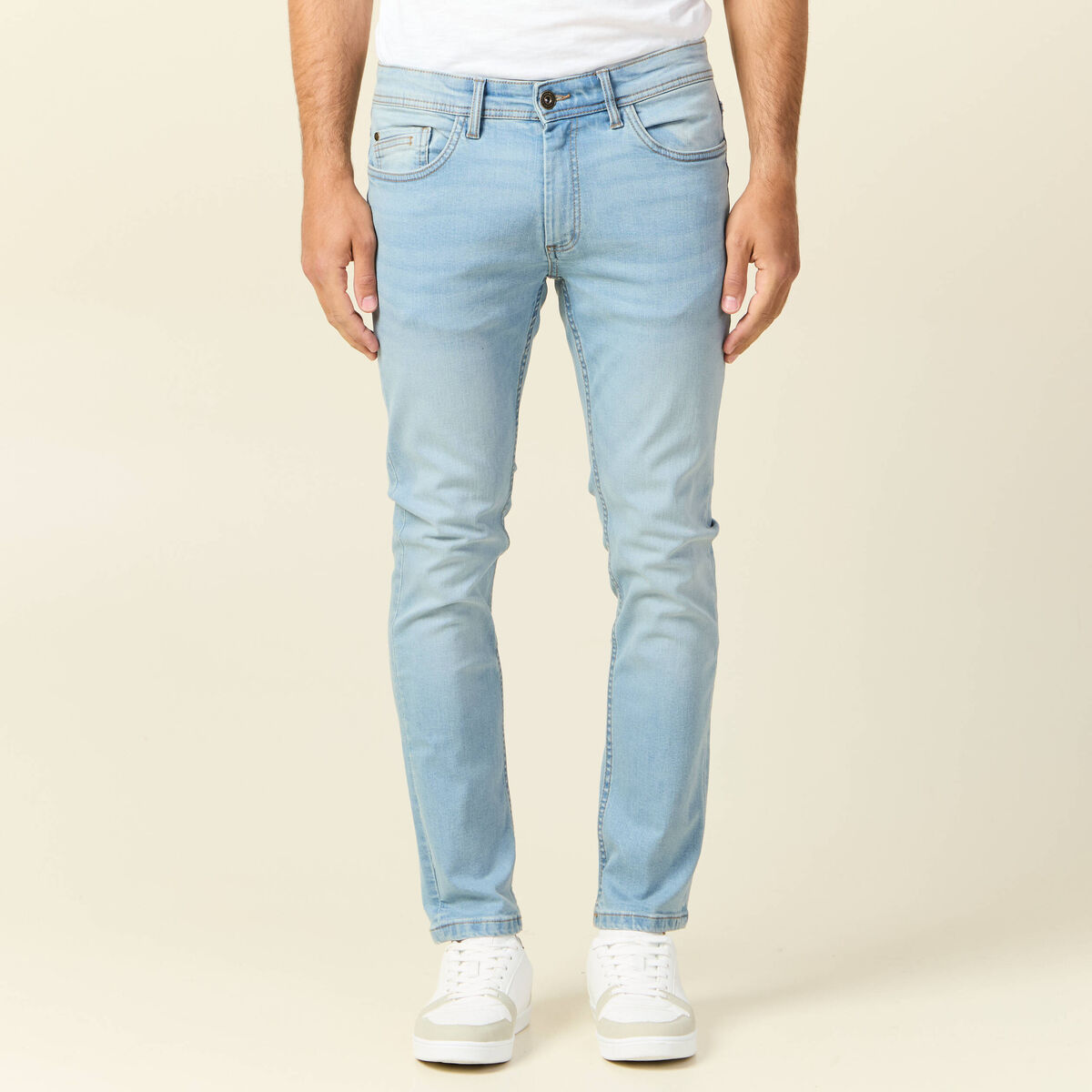 Jeans slim éco-responsable denim used homme