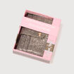Portefeuille en cuir gris fonc&eacute; femme