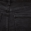Jeans slim taille haute denim noir femme