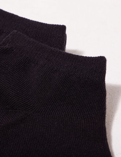 Lot 3 paires chaussettes noir homme
