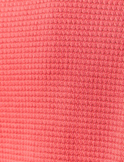 Polo éco-responsable rouge femme