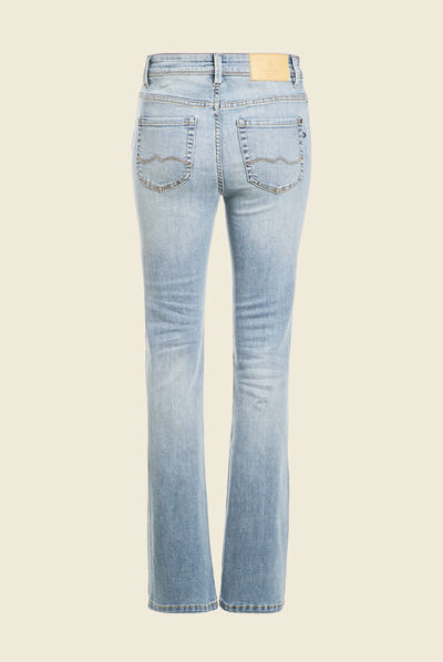 Jeans Yoko - bootcut denim used femme