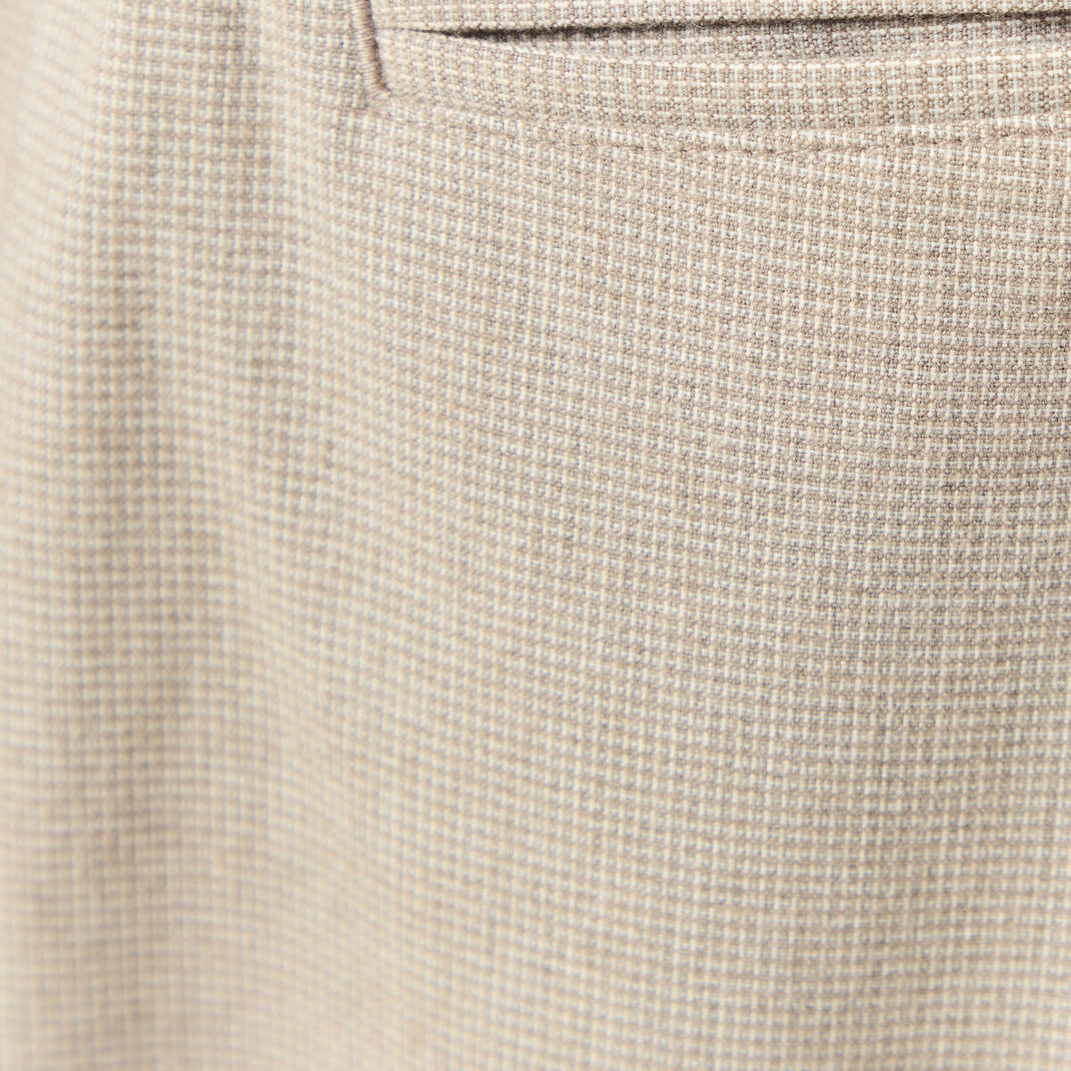 Pantalon droit longueur 32 taupe homme