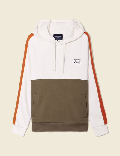 Sweat éco-responsable taupe homme