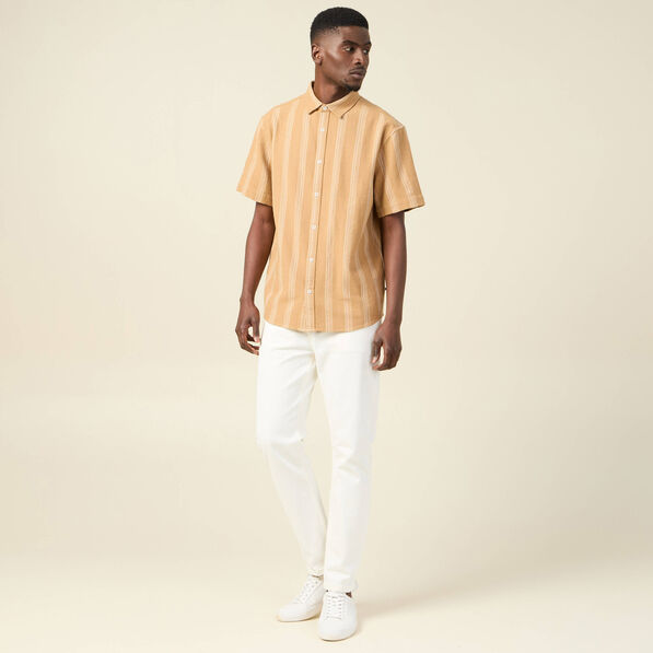 Chemise éco-responsable camel homme