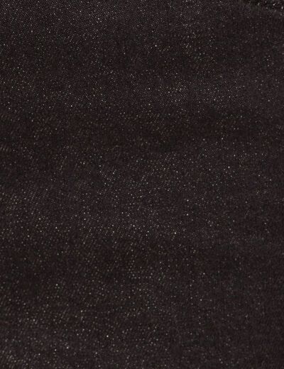 Jeans girlfriend 5 poches denim gris femme