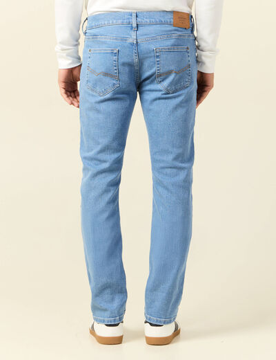 Jeans straight fabriqué en France denim stone homme
