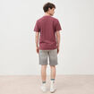 T-shirt manches courtes vieux rose homme
