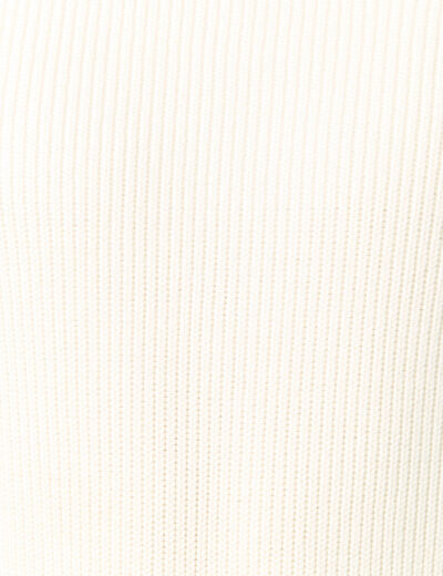 Pull fin manches longues col rond ecru homme