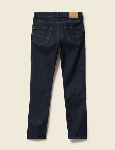 Jeans slim 5 poches longueur 32 denim brut clean homme