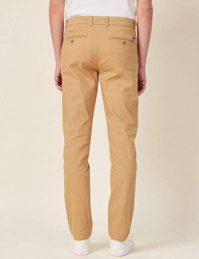 Pantalon slim Instinct chino beige homme