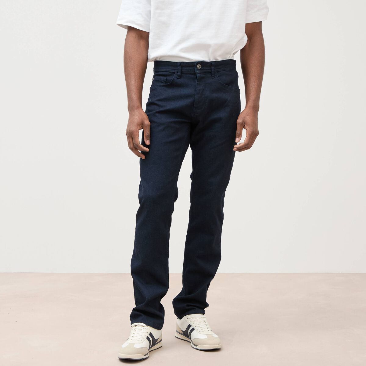 Jeans regular denim brut homme