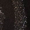 Pull éco-responsable sequins noir femme