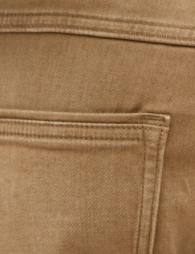 Jeans straight homme used L34 camel homme