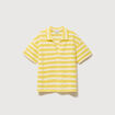 T-shirt manches courtes jaune femme