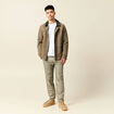 Pantalon chino vert kaki homme
