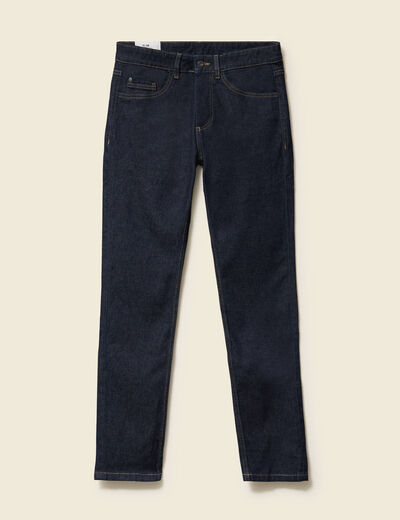 Jeans slim 5 poches longueur 32 denim brut clean homme