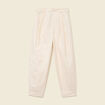 Pantalon barrel coupe loose taille haute ecru femme