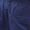 Bermuda en coton bleu fonc&eacute; homme