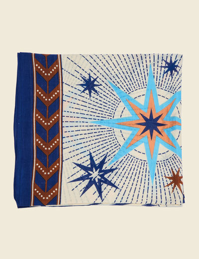 Foulard ecru femme
