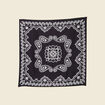 Foulard noir femme