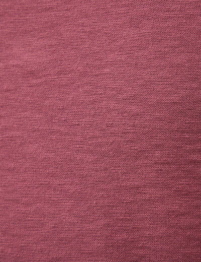 Pull fin en coton manches longues vieux rose homme