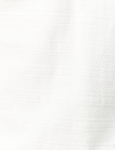 Polo manches courtes ecru homme