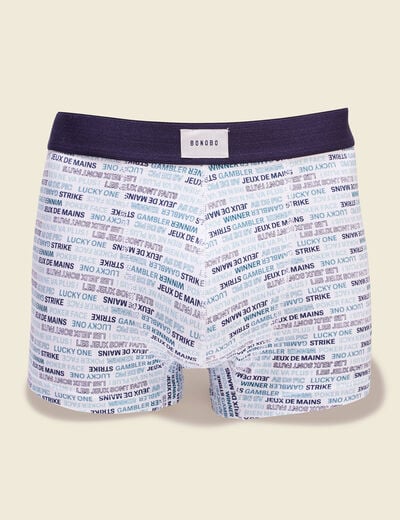 Lot 2 boxers bleu foncé homme