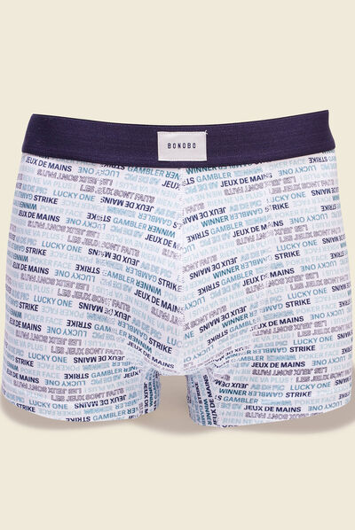 Lot 2 boxers bleu foncé homme