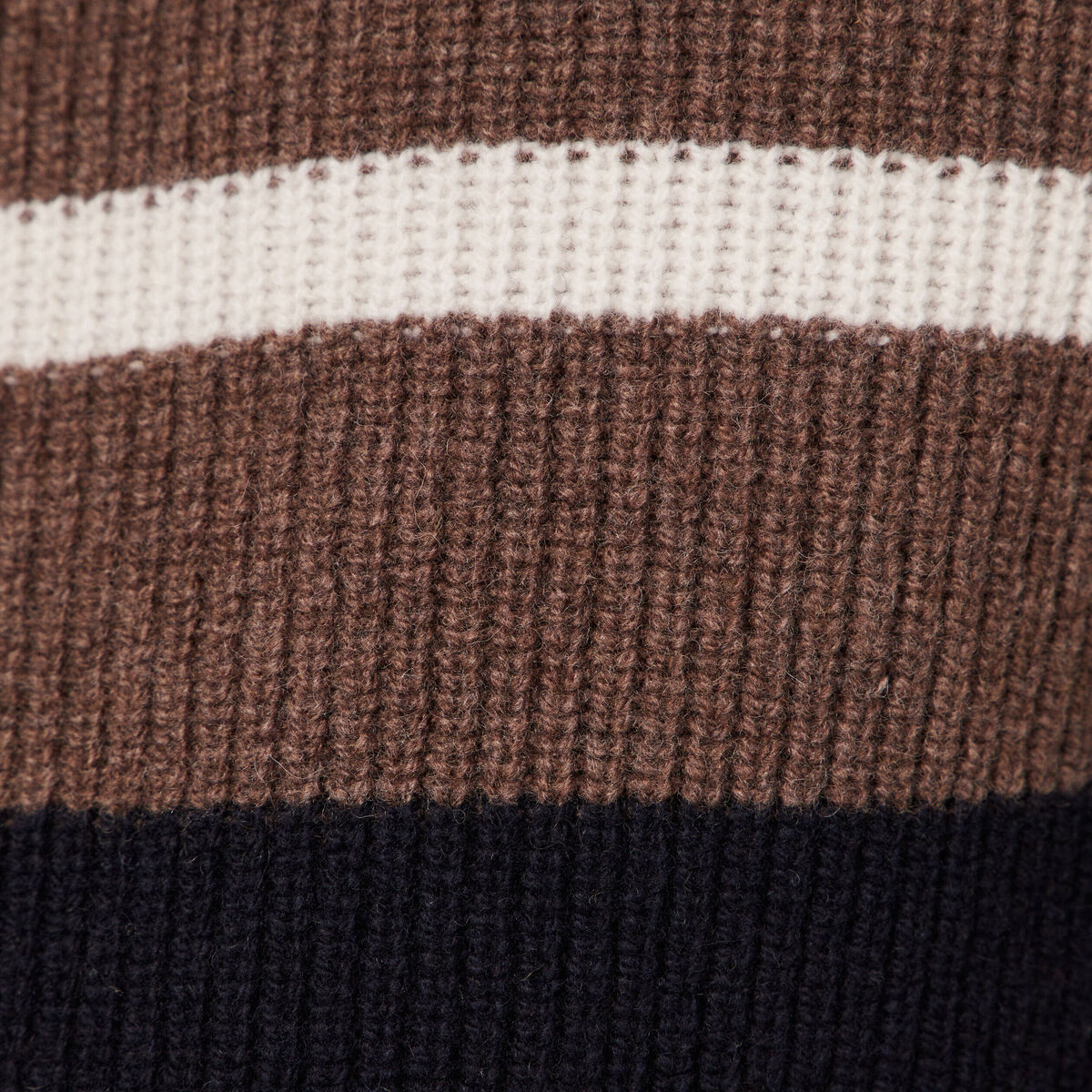 Pull manches longues fabriqué en France bleu marine homme