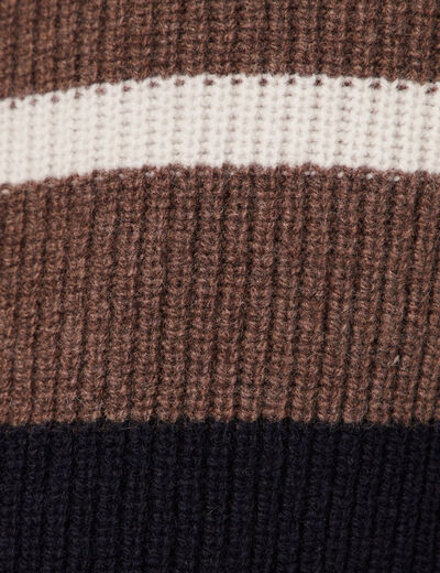 Pull manches longues fabriqué en France bleu marine homme