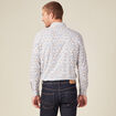 Chemise &agrave; manches longues blanc homme