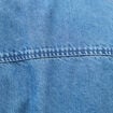 Chemise col am&eacute;ricain manches longues denim stone homme