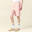 Bermuda droit rose pastel homme