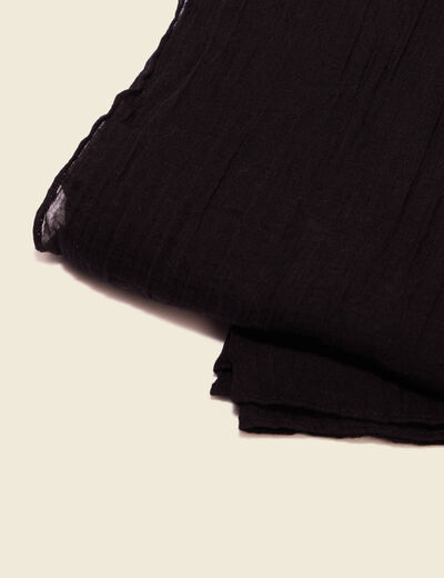 Foulard noir femme