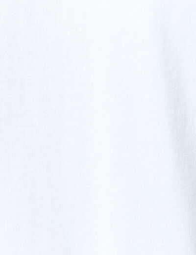 T-shirt ample en coton manches courtes bleu ciel homme