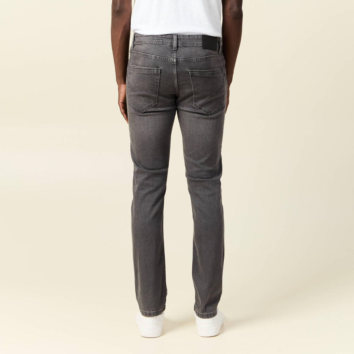 Jeans slim longueur 32 denim gris homme