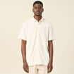 Chemise manches courtes ecru homme