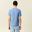 T-shirt manches courtes bleu gris homme