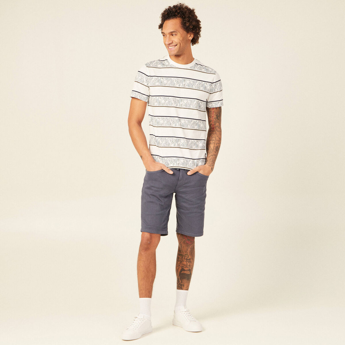 T-shirt éco-responsable vert homme