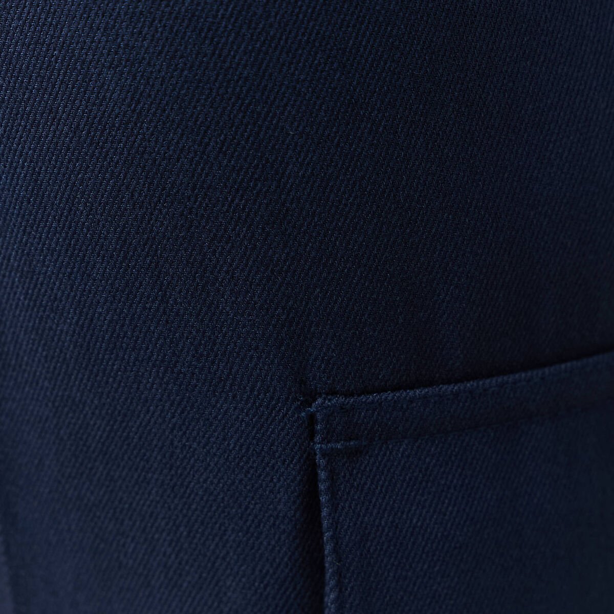 Pantalon cargo straight bleu marine femme