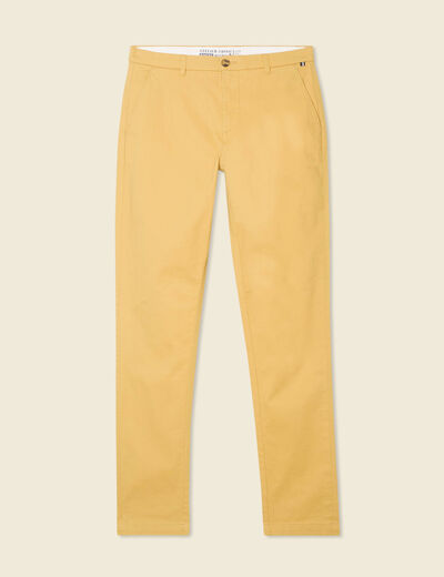 Pantalon slim Instinct chino beige homme
