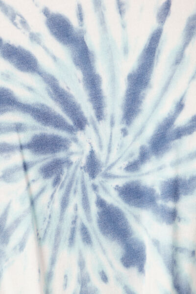 T-shirt manches courtes bleu marine femme