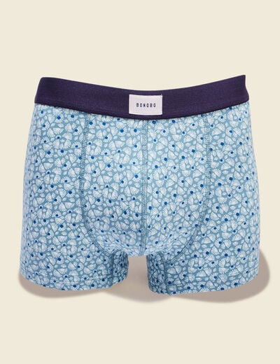 Lot 2 boxers bleu pétrole homme