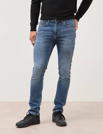 Jeans slim longueur 32 denim double stone homme