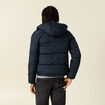 Doudoune à capuche bleu marine homme