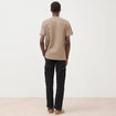 T-shirt manches courtes taupe homme