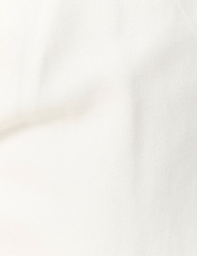 Jeans large éco-responsable denim blanc femme