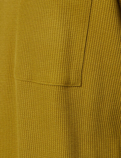 T-shirt manches longues vert olive homme